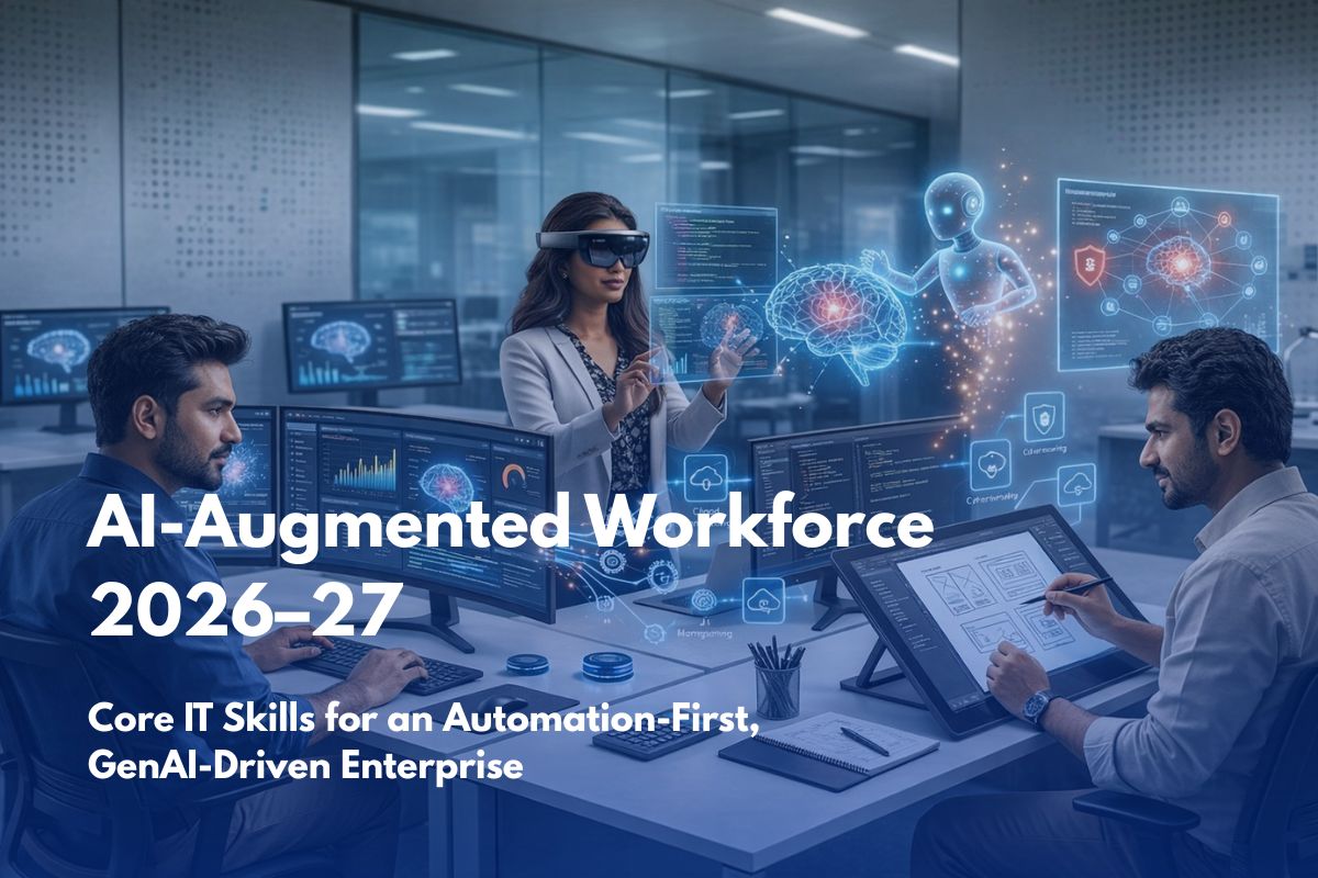 AI-Augmented Workforce 2026–27: Core IT Skills for an Automation-First, GenAI-Driven Enterprise