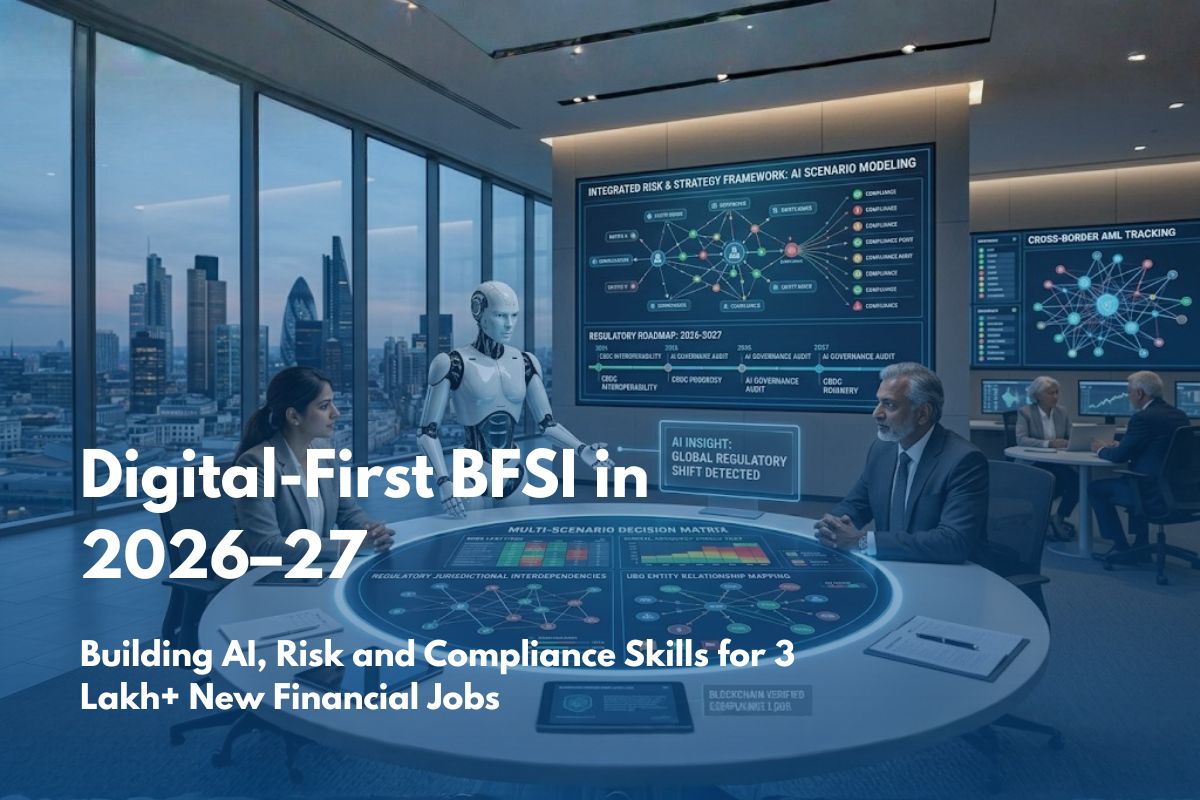 Digital-First BFSI in 2026–27: Building AI, Risk and Compliance Skills for 3 Lakh+ New Financial Jobs